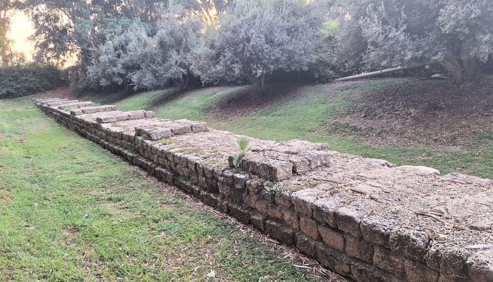 האמה הלא גמורה חאן זרעוניה צילום: עמיקם הרפז